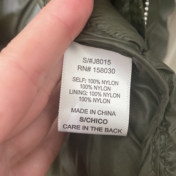 •NWOT•Love Tree Lightweight Longline Puffer Jacket - Picture 6 of 11